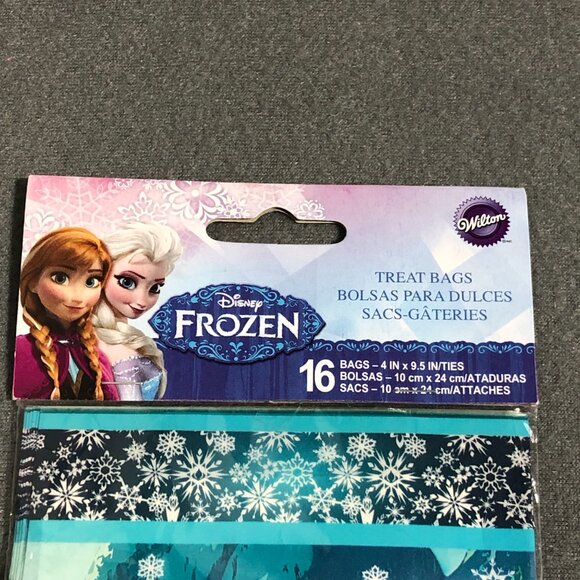 Wilton Disney FROZEN Treat Bags Party Bags Elsa Anna Olaf Lot of 2 - Picture 3 of 3